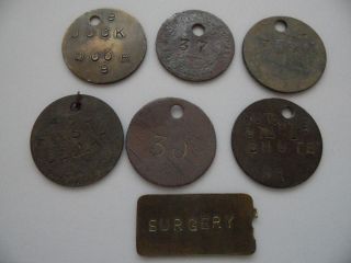 Collectable lot of 7 Mining / pit checks, Memorabilia, tokens / coins