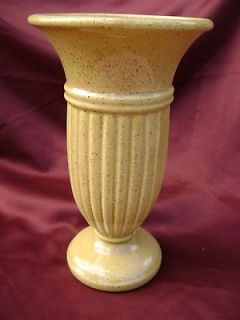 Royal Haeger 7 Tall Art Pottery Speckled Gold Large Vase