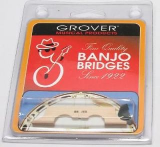 New Genuine GROVER Non Tip 5 String Banjo Bridge #4 5/8