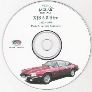 Jaguar XJS 6.0 Service Repair and parts Workshop Manual 1992 1996