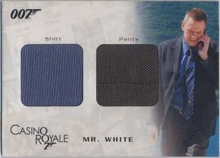 JAMES BOND IN MOTION DC05 DUAL COSTUME MR. WHITE CASINO ROYALE LOW 