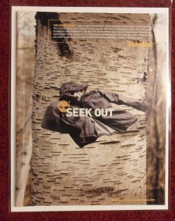 2002 Print Ad Timberland Clothes Gear ~ Cohos Jacket Wilderness Trees