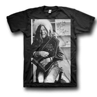 Janis Joplin Good Luck Laugh Band T Shirt   S, M, L, XL