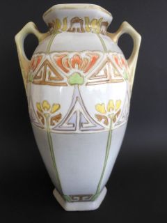   Nippon Nishiki Porcelain Vase Art Nouveau ~ Deco, Antique 1910  1920S