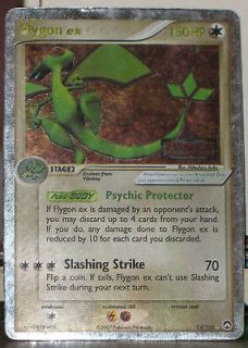 Flygon ex # 94/108 Holo Foil Pokemon Card   Used/Played With Condition