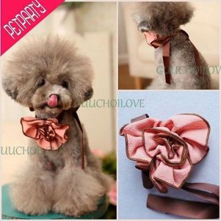 Noble Rose For Dog Clothes Dog Choker Flower Dog Collar Adjustable Dog 