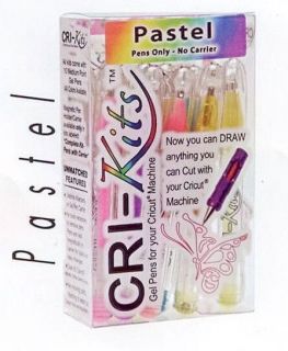 Cri Kits gel pens PASTEL   Great with Electronic Die Cutting machines
