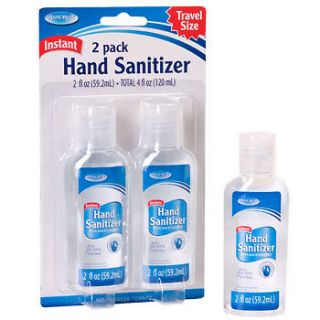 New Travel Size Hand Sanitizers ~ 96 Pcs. Lot ~ Regular (No Scent)