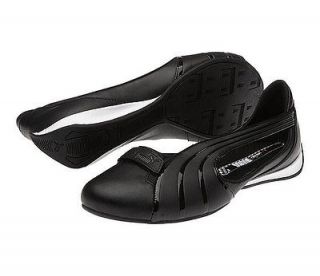 New Puma Espera III NU Basic Black Casual Walking Shoes Womens Flats 