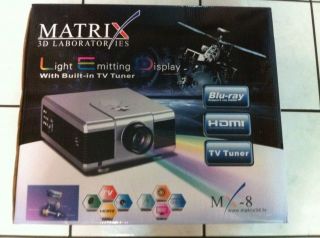 HOME THEATER VIDEO Projector LED HDMI HD TV WII PS3 1080p 800x480