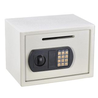   Depository Drop Safe Cash Money Jewelry Gun Box Security Home White