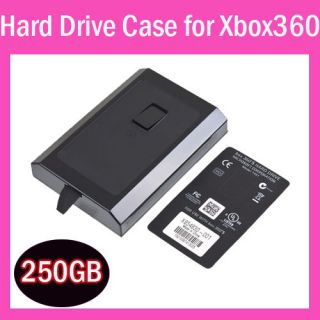 Cheap 250GB HD Hard Drive CASE Shell BOX for Xbox 360 Slim HDD New 
