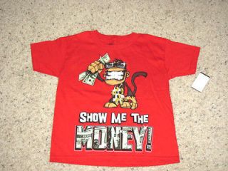 NWT clothing Hybrid Red(Show Me The Money) Boys S/S Top~Sz6/7