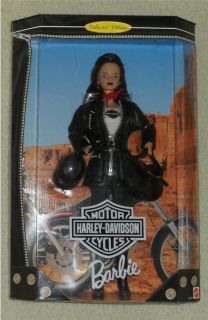 NRFB Harley Davidso​n Motorcycles Barbie 1998 #3 in Series Mattel