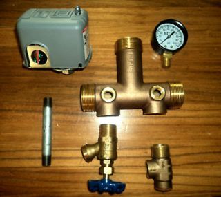   Boshart switch Tank Tee Installation KIT Water Well Pressure Tank Pump