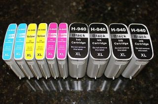 High Yield 10 Ink Cartridge 940XL for HP Officejet Pro 8000 8500 8500A 