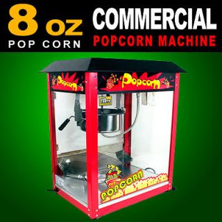 New MTN Commercial Pop Corn Electric 8oz Popcorn Machine Maker Bar 