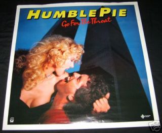 HUMBLE PIE Go For The Throat POSTER (1981)