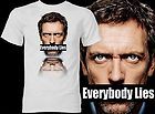 Hugh Laurie House MD TV Show Shirt White T Shirt Everybody Lies