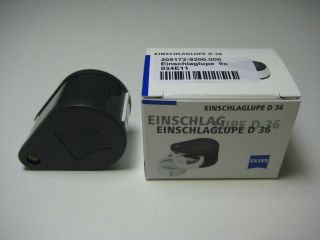 ZEISS D 12 + 24, 3X + 6X GEMOLOGICAL APLANATIC ACHR​OMATIC LOUPE