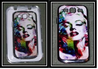 New Marilyn Monroe CHROME Hard Back Case Cover for Samsung Galaxy S3 