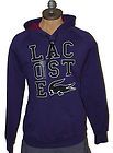 AUTH $150 Lacoste Mens Purple Hoodie