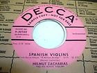 Pop Promo 45 HELMUT ZACHARIAS & HIS MAGIC VIOLINS Spanish Violins on 