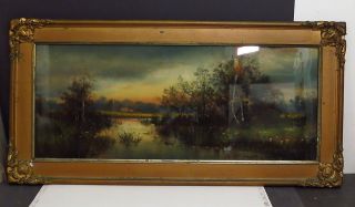 William H Chandler Pastel Painting Impressionist Landscape Listed NY 