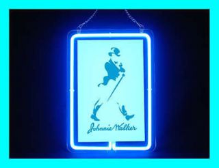 Neon 496 Johnnie Walker Whiskey Wine Bar Blue Neon Signs