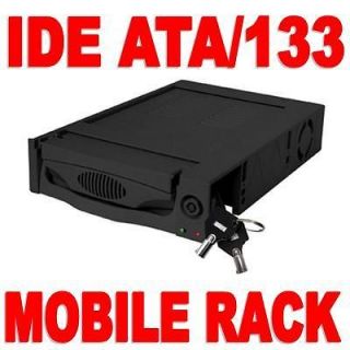 IDE PATA ATA133 Removeable Mobile Hard Disk Rack HDD Fan + Key