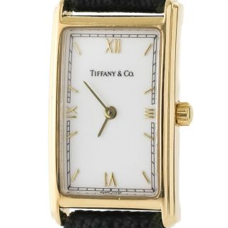 Tiffany & Co. Atlas Ref. L0630 18K Solid Gold Case Womens Watch Orig 