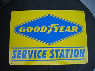 GOODYEAR Tires Service Gas Station Garage Mechanic Sign