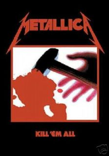 Metallica Kill Em All 29X43 (75cmX110cm) Cloth Poster Flag Tapestry 