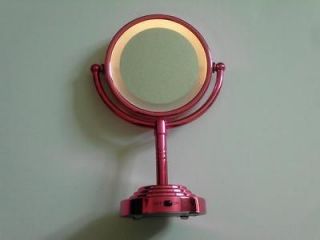 Revlon Color Collection Pink Lighted Swivel Mirror