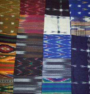 FABULOUS IKAT (KASURI) WOVEN 100% cotton fabric pre dyed threads grt 