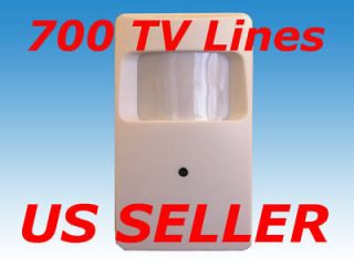 700 TV Lines Indoor PIR Spy Hidden IR Camera with audio for CCTV use 