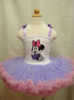 Minnie Mouse Girls Baby Sz 3 4Y Pettiskirt Costume Fancy Dress Up 