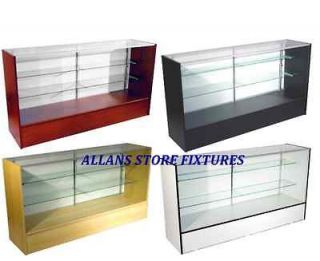 ITEM#SC6 6 FOOT GLASS COUNTER FULL VISION GLASS DISPLAY CASE SHOWCASE 