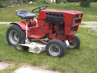 Suburban ss16 st Tractor 74 ONAN with mower, plow, chains 