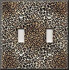 Light Switch Plate Cover   Animal Print Decor   Leopard Print