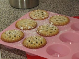 SILICONE 12 CUP MINCE PIE CHRISTMAS MUFFIN TRAY TIN BAKEWARE YORKSHIRE 