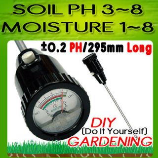 Accurate Soil ph moisture meter tester long electrode