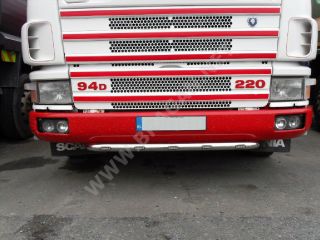 SCANIA R/P/G/4 SERIES TRUCK STAINLESS STEEL BUMPER BAR WITH LED LIGHTS