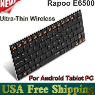   Rapoo E6500 Blade Wireless Bluetooth 3.0 Android Tablet PC Keyboard