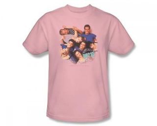 Beverly Hills 90210 Logo Gang Cast 80s CBS TV Show T Shirt Tee