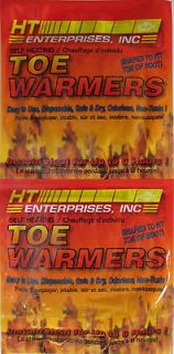 Pr. HT ENTERPRISES Self Heating Toe Warmers (2/pack)