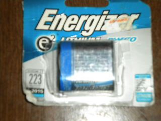 NEW ENERGIZER LITHIUM 223 BATTERY EXP  2015 IN PACKAGE CHEAP 
