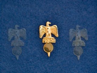 Roman Legion Eagle 14 karat Solid Yellow Gold Pendant