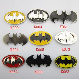   Superhero Batman Mens Metal Belt Buckle Leather Waist Belt Gift