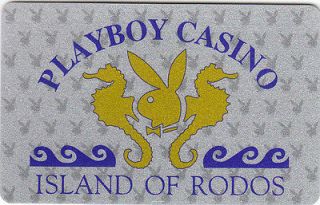 Playboy casino island of Rodos slot card Silver 1999